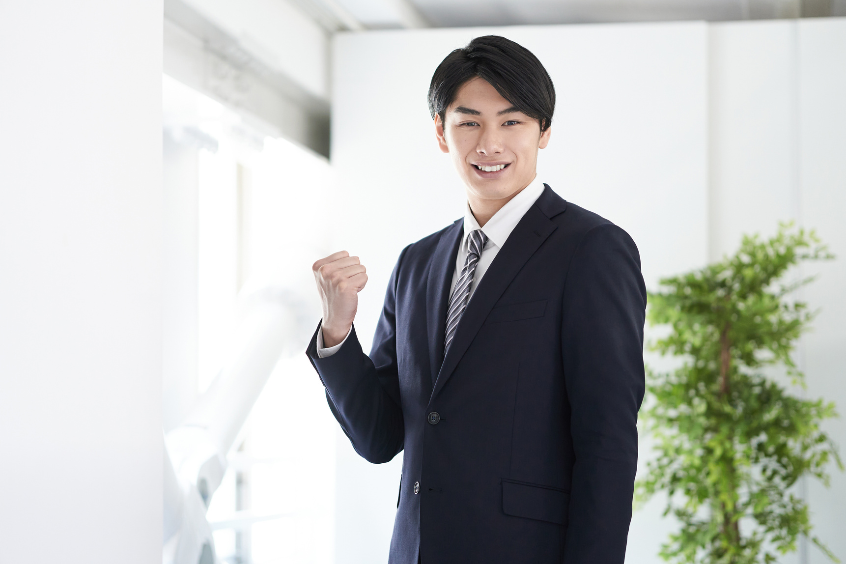 A Japanese male businessman